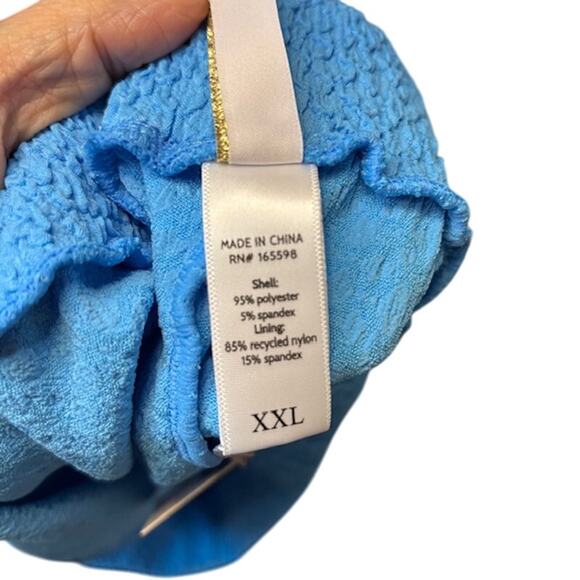 NWT Mindy X Andie The Marco Short Swim Cover Up Sz XXL Splash Color - Picture 3 of 9